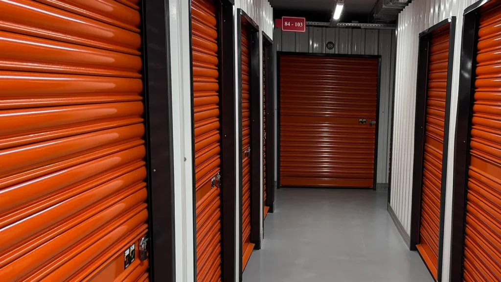 Fazla eşyaların düzenli şekilde saklandığı güvenli depo alanı